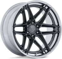 Fuel Off-Road FC408 Flight  Gloss Gunmetal w/ Chrome Lip
