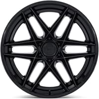 22x10 fuel off-road flight matte black w/ gloss black lip fc408 6x135 -18mm