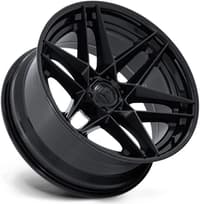 22x10 fuel off-road flight matte black w/ gloss black lip fc408 6x135 -18mm
