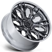 Fuel Off-Road FC409 Hive Gloss Gunmetal w/ Chrome Lip