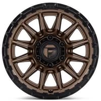 17x9 fuel off-road piston matte bronze w/ gloss black lip fc866 6x5.5/139.7 1mm