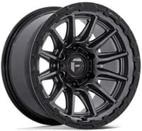 Fuel Off-Road FC866 Piston Matte Gunmetal w/ Gloss Black Lip