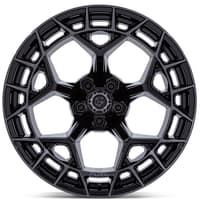 Fuel Off-Road FC873 Charger (5-Lug) Gloss Black Brushed Dark Tint