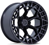 (clearance - no returns) 22x10 fuel off-road charger gloss black brushed dark tint (6-lug) fc873 6x135 -18mm