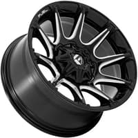 (clearance - no returns) 20x10 fuel off-road super c gloss black milled fc880 8x180 -18mm