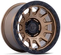 17x8.5 fuel off-road fortress matte bronze w/ gloss black lip fc884 6x5.5/139.7 0mm