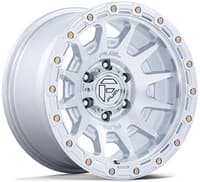 18x9 fuel off-road fortress gloss silver machined fc884 6x5.5/139.7 20mm