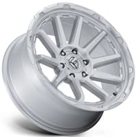 22x9 fuel off-road circuit gloss silver machined fc887 6x5.5/139.7 1mm