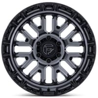 20x10 fuel off-road rail gloss gunmetal w/ gloss black lip fc890 6x5.5/139.7 -18mm