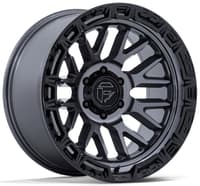 20x9 fuel off-road rail gloss gunmetal w/ gloss black lip fc890 6x135 1mm