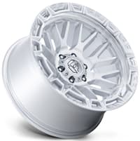 17x9 fuel off-road rail gloss silver machined fc890 6x5.5/139.7 1mm