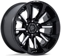 20x9 fuel off-road tantrum gloss black milled fc895 6x5.5/139.7 20mm