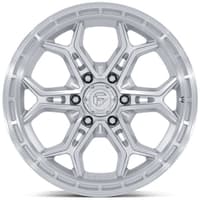 20x9.5 niche riviera gloss silver brushed nc286 (flow form) 5x115 15mm