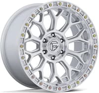 17x9 fuel off-road talon gloss silver machined fc901 5x5/127 1mm