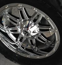 18x9 fuel off-road hostage chrome d530 5x4.5/114.3 5x5/127 -12mm