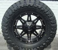 17x9 fuel off-road hostage matte black d531 5x5/127 5x135 -12mm