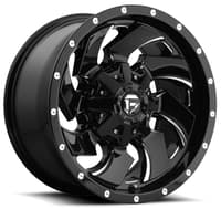 20x9 fuel off-road cleaver gloss black milled d574 6x135 6x5.5/139.7 20mm
