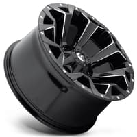 20x9 fuel off-road assault gloss black milled d576 5x4.5/114.3 5x5/127 1mm