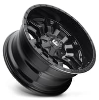 20x9 fuel off-road sledge matte black w/ gloss black lip d596 5x5.5/139.7 5x150 20mm