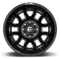 20x8.25 fuel off-road blitz gloss black milled dually rear outer d673 8x200 -202mm 142.0 c.b.