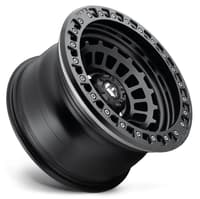 (clearance - no returns) 17x9 fuel off-road zephyr beadlock gloss black w/ matte black ring d101 6x5.5/139.7 -15mm
