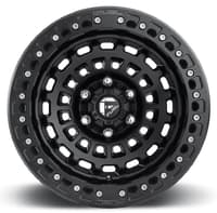 (clearance - no returns) 17x9 fuel off-road zephyr beadlock gloss black w/ matte black ring d101 6x5.5/139.7 -15mm