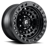 (clearance - no returns) 17x9 fuel off-road zephyr beadlock gloss black w/ matte black ring d101 6x5.5/139.7 -15mm