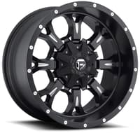 18x9 fuel off-road krank matte black milled d517 8x180 20mm