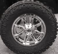 20x10 fuel off-road maverick chrome d536 8x170 -18mm