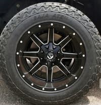 18x9 fuel off-road maverick matte black w/ milled accent d538 8x6.5/165 -12mm