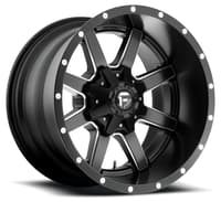 18x9 fuel off-road maverick matte black w/ milled accent d538 6x135 6x5.5/139.7 20mm