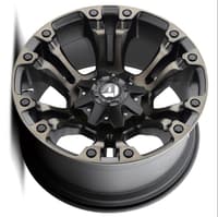 18x9 fuel off-road vapor matte black w/ dark tint d569 6x135 6x5.5/139.7 1mm