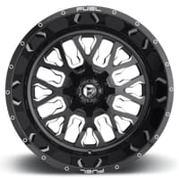 20x10 fuel off-road stroke gloss black milled d611 6x135 6x5.5/139.7 -19mm