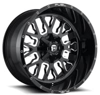 Fuel Off-Road D611 Stroke Gloss Black Milled