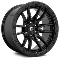 18x9 fuel off-road rebel 6 matte black d679 (6 lug) 6x135 1mm
