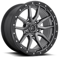 Fuel Off-Road D680 Rebel 5  Anthracite w/ Black Lip