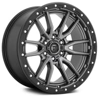 18x9 fuel off-road rebel 6 anthracite w/ black lip (6 lug) d680 6x120 20mm