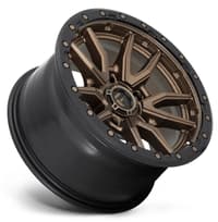 17x9 fuel off-road rebel 5 bronze w/ black lip d681 (5 lug) 5x5/127 1mm