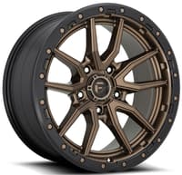 20x9 fuel off-road rebel 5 bronze w/ black lip d681 (5 lug) 5x150 20mm