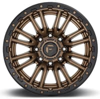 22x12 fuel off-road rebel 8 bronze w/ black lip d681 (8 lug) (* may require trimming) 8x170 -44mm
