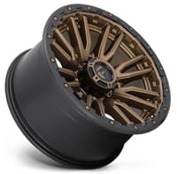 20x10 fuel off-road rebel 8 bronze w/ black lip d681 (8 lug) 8x180 -18mm