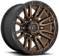 22x12 fuel off-road rebel 8 bronze w/ black lip d681 (8 lug) (* may require trimming) 8x6.5/165 -44mm