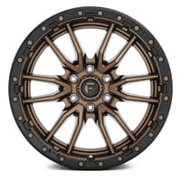 20x9 fuel off-road rebel 6 bronze w/ black lip d681 (6 lug) 6x5.5/139.7 20mm