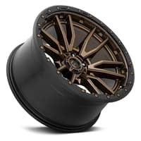 18x9 fuel off-road rebel 6 bronze w/ black lip d681 (6 lug) 6x4.5/114.3 20mm