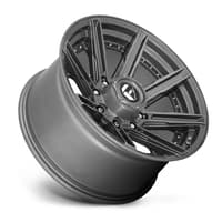 (clearance - no returns) 20x9 fuel off-road rogue platinum brushed gunmetal & tinted d710 5x5/127 1mm
