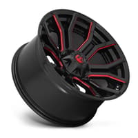 20x9 fuel off-road rage gloss black w/ candy red d712 5x5/127 5x5.5/139.7 1mm