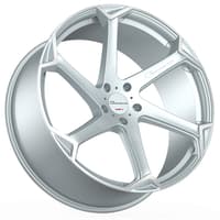 22x9 giovanna dalar-x gloss silver w/ machined face 5x115 15mm