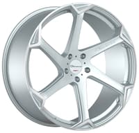 22x9 giovanna dalar-x gloss silver w/ machined face 5x115 15mm