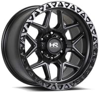 17x9 hardrock off-road h107 matte black 5x5/127 1mm