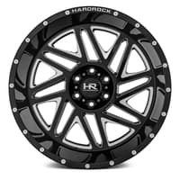 20x12 hardrock off-road h501 bones xposed gloss black milled (* may require trimming) 6x135 -44mm